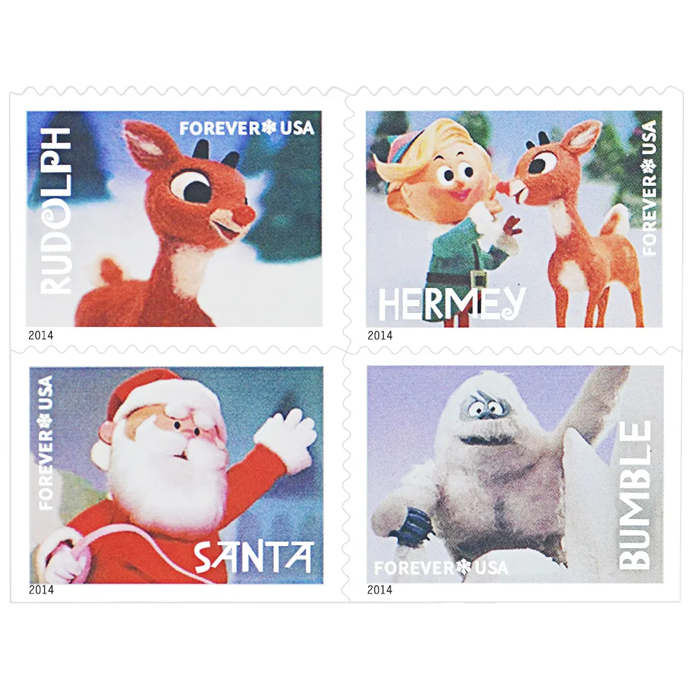 【US Free Shipping】Rudolph the Red Nosed Reindeer 2014 - 5 Booklets / 100 Pcs