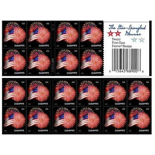 Star-Spangled Banner Forever Stamps 2014