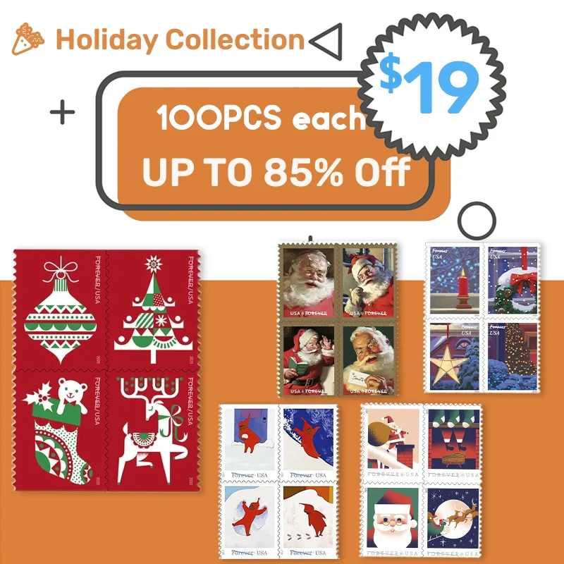 【US Free Shipping】$19.98/100PCS Blind Box Christmas Series