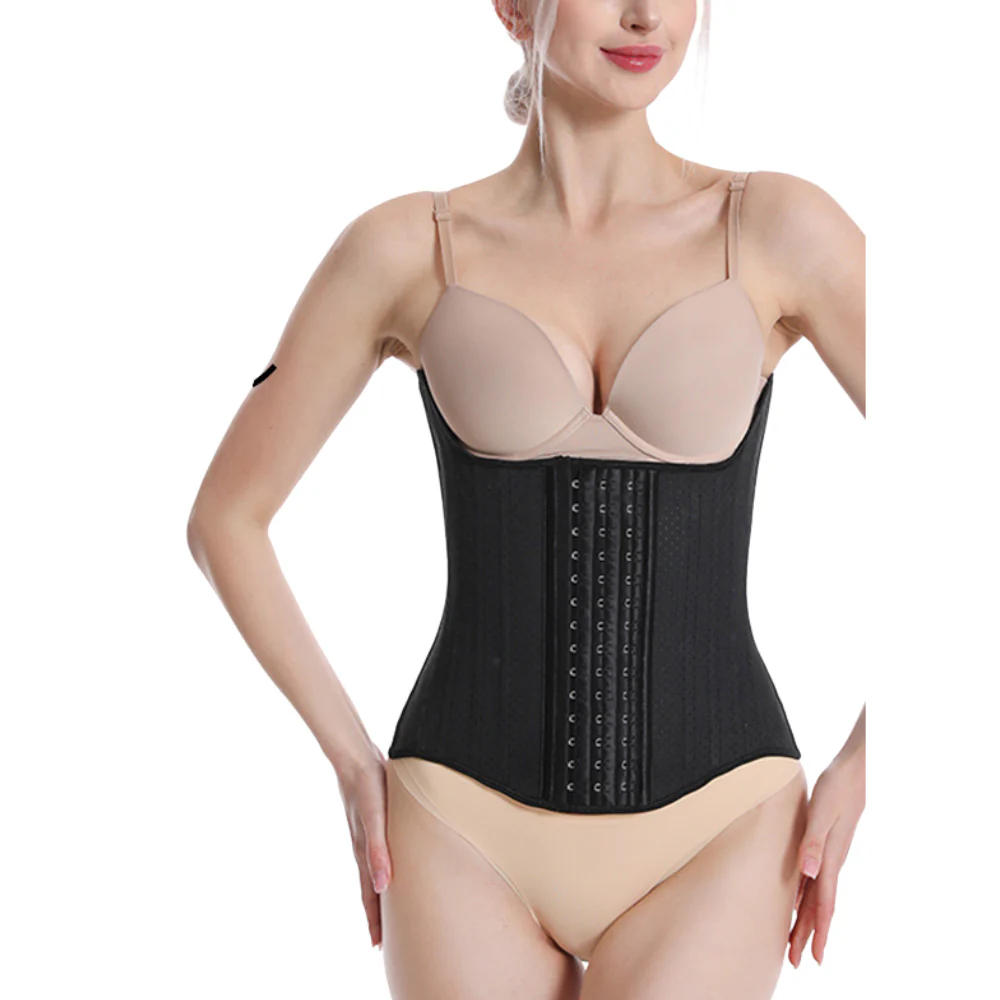 Women's High Waist Waist Trainer Corset with 25 Steel Bones