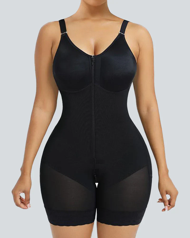 Women’s Tummy Control Butt Lifter Shapewear with Zipper Crotch