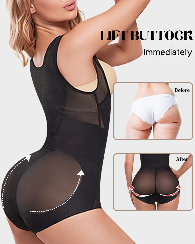 Women’s Open Bust Cross Compression Body Shaper
