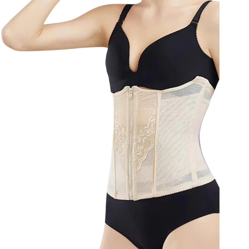 Women's Waist Trainers Breathable Zipper Corset