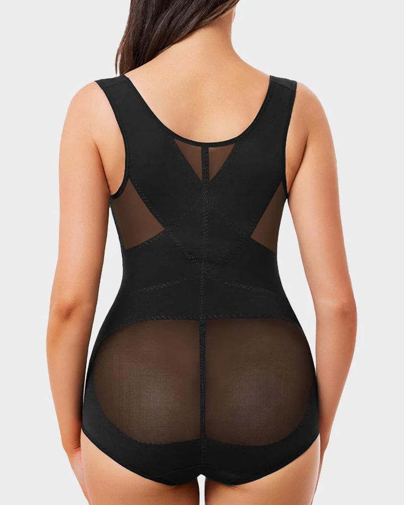 Women’s Open Bust Cross Compression Body Shaper