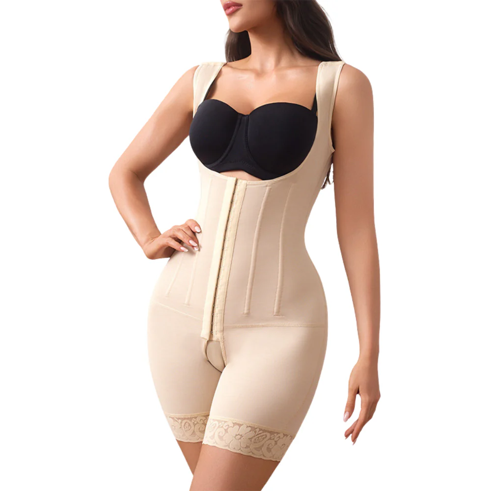 Women’s Full Body Shapewear Corset Bodysuit Waist Trainer with Butt Lifter