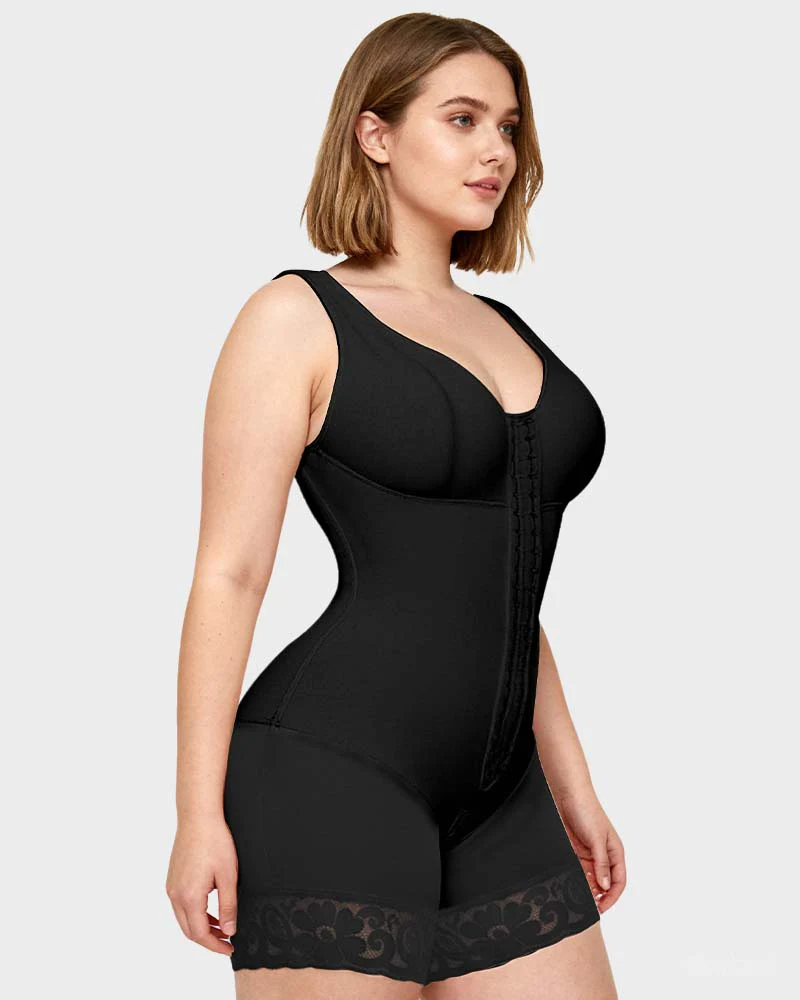 Women’s Extra Plus Size Tummy Control Shaper Bodysuit with Bra