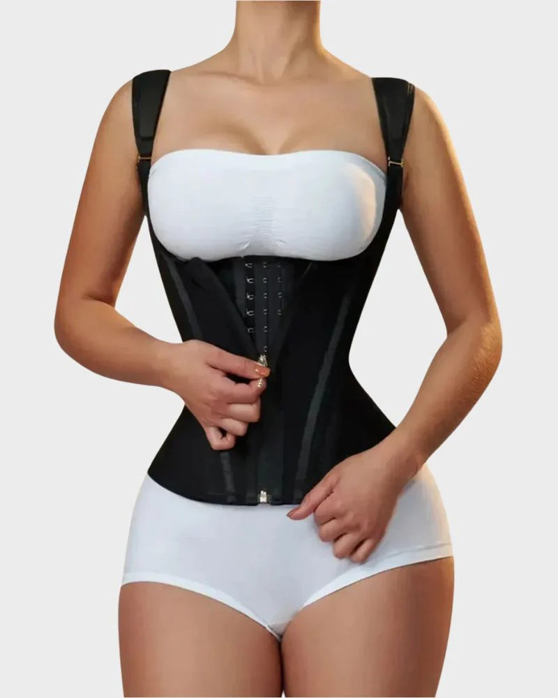 Women's Double Waistband Corset Vest Waist Trainer