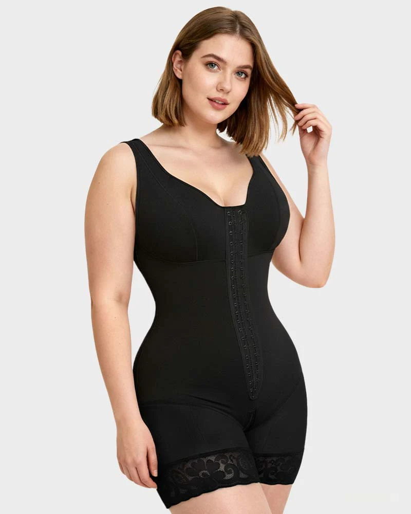 Women’s Extra Plus Size Tummy Control Shaper Bodysuit with Bra