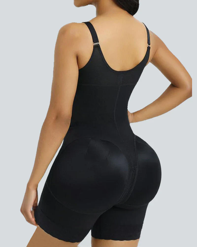 Women’s Tummy Control Butt Lifter Shapewear with Zipper Crotch