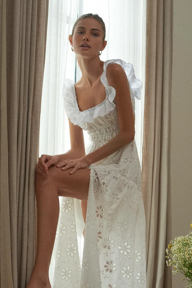 Women's Danielle Eyelet Maxi Dress