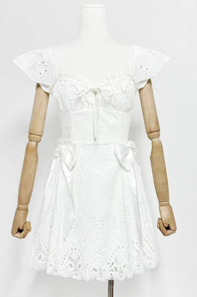 Women's Giglio Broderie Anglais Mini Dress