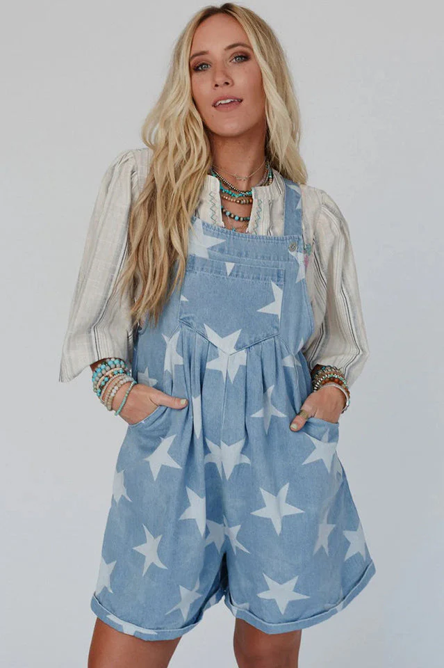 Women's You're a Star Wide Leg Overalls