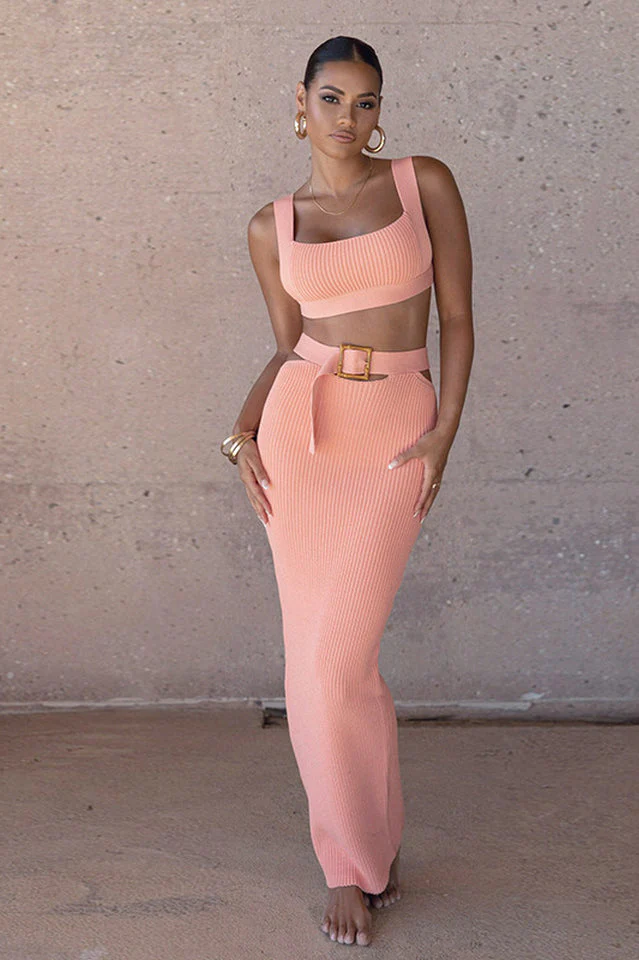 Women's City Chic Belt Dress Set