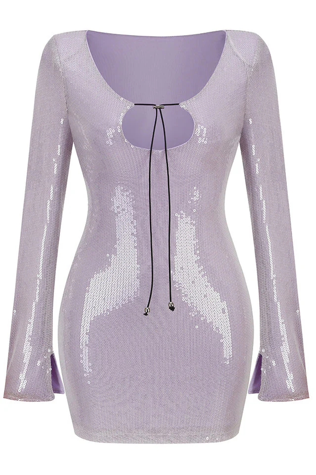 Women's Solaria Sequined Tulle Mini Dress