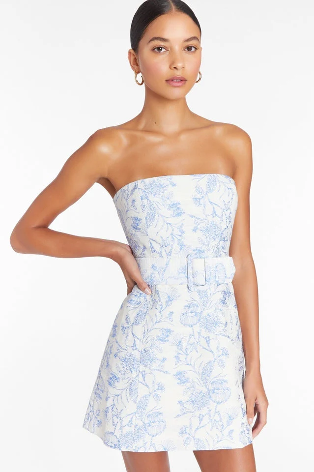 Women's Fae Dress in Toile Brocade