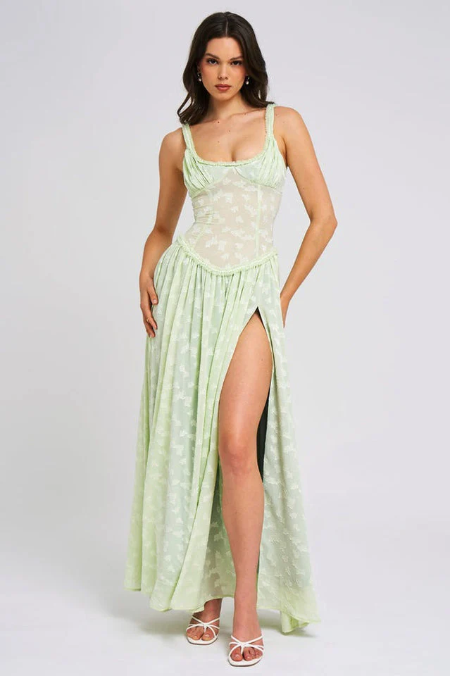 Women's Jacquard Maxi Dress