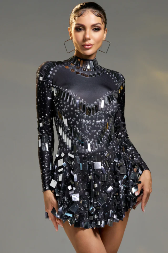 Women's Lorraine Embellished Prom Mini Dress