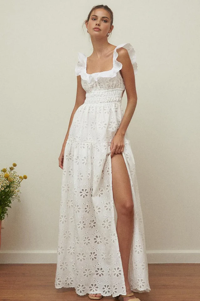 Women's Danielle Eyelet Maxi Dress