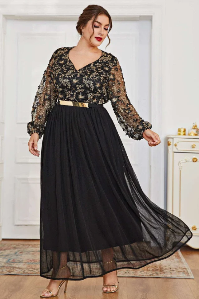 Women's Bella Sequin Maxi Dress