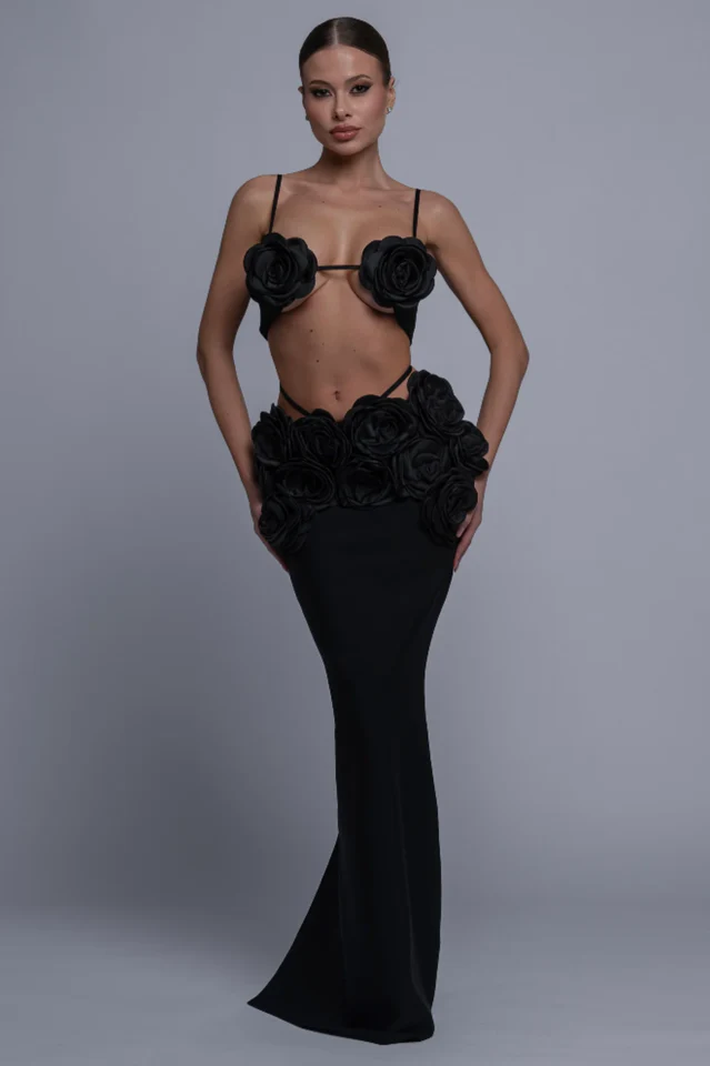 Women's Irma Flower Bandage Skirt Set