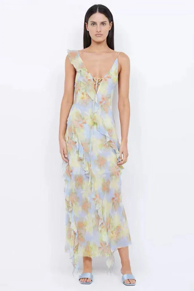 Women's Courtney Frill Maxi Dress
