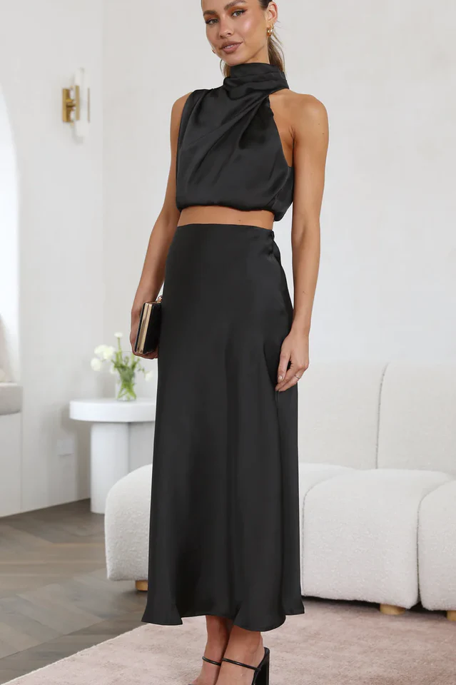Women's Esther Top + Maxi Skirt Set