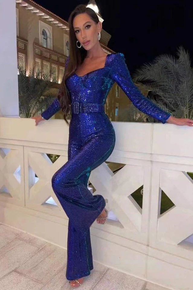 Women's Marissa Sequin Jumpsuit