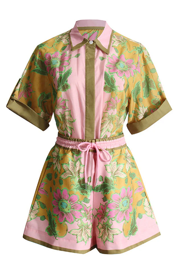 Women's Winnie Blush Top + Shorts Set