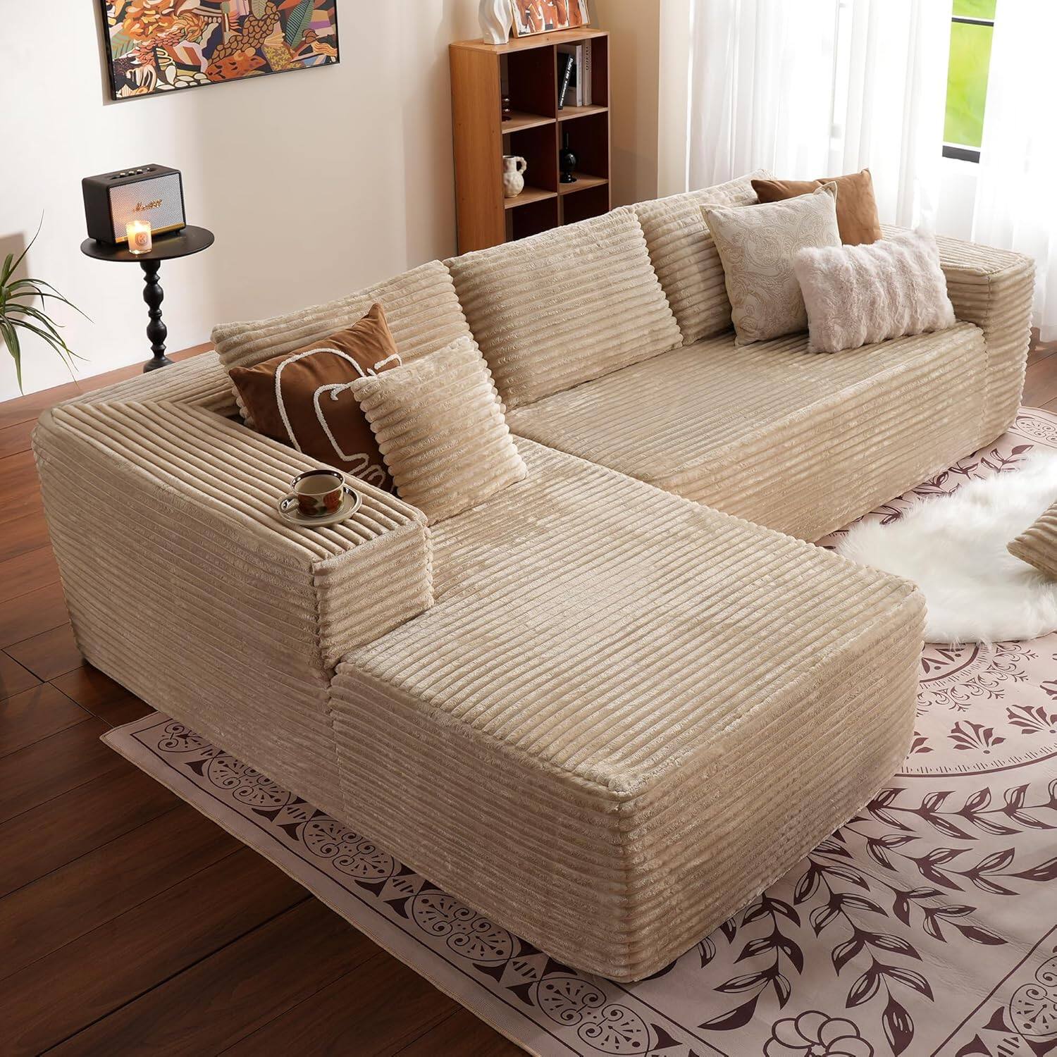 Sectional Cloud Couch for Living Room