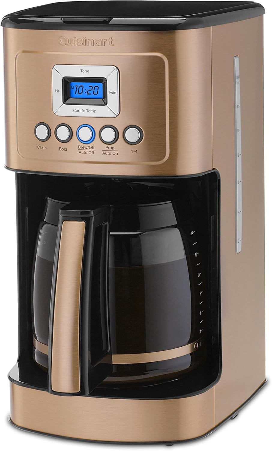 Cuisinart Coffee Maker, 14-Cup Glass Carafe, Fully Automatic for Brew Strength Control & 1-4 Cup Setting, Stainless Steel, DCC-3200P1