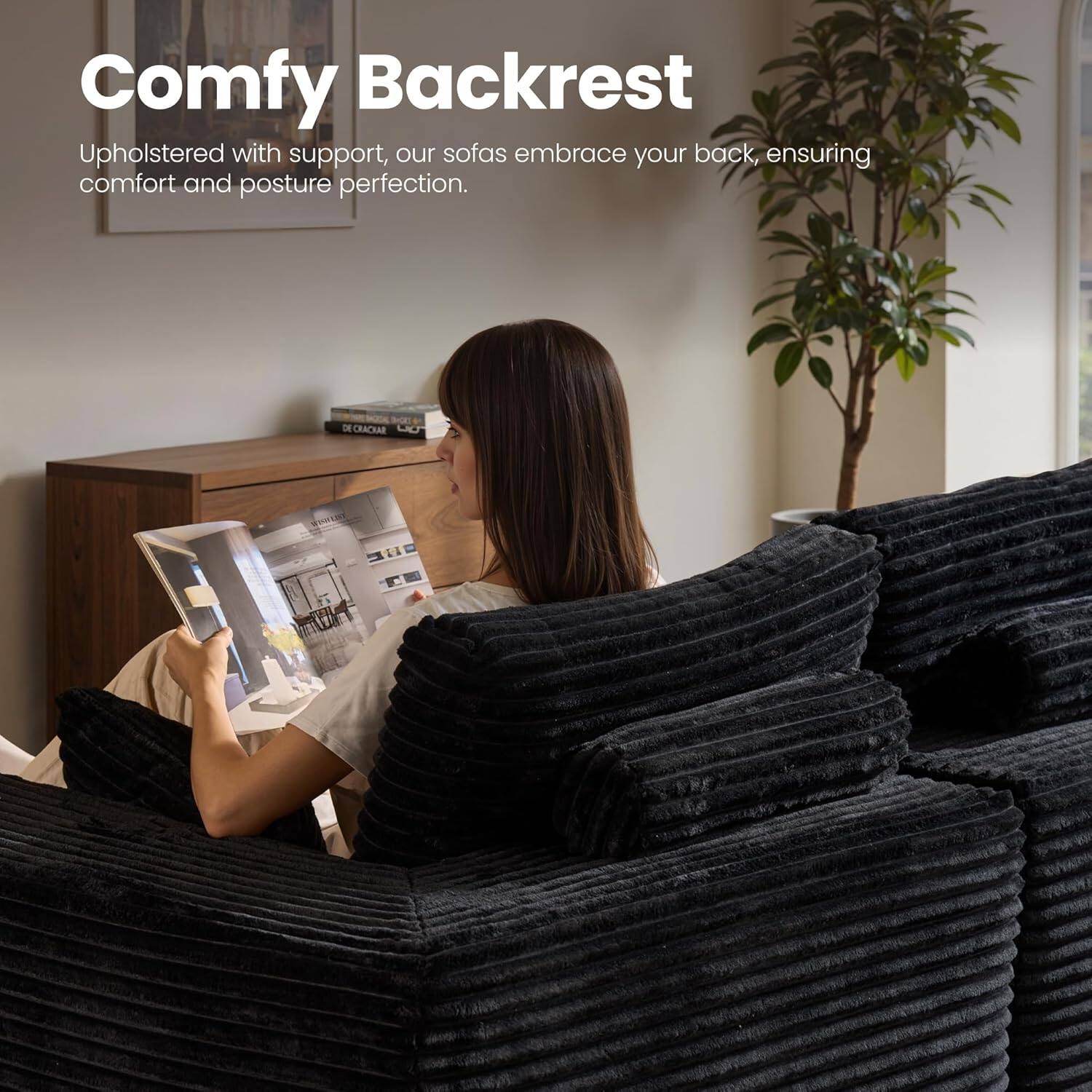 Sectional Cloud Couch for Living Room