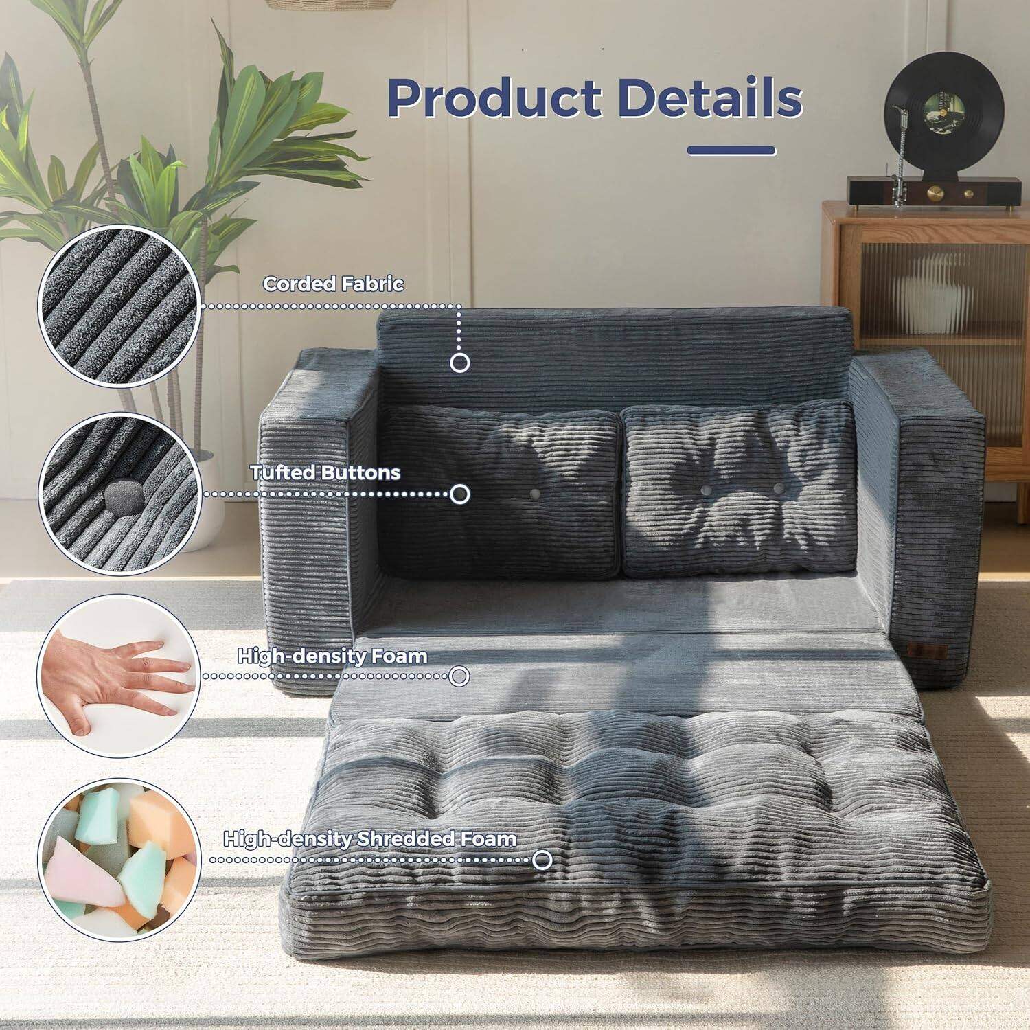 MAXYOYO Convertible Sofa Bed