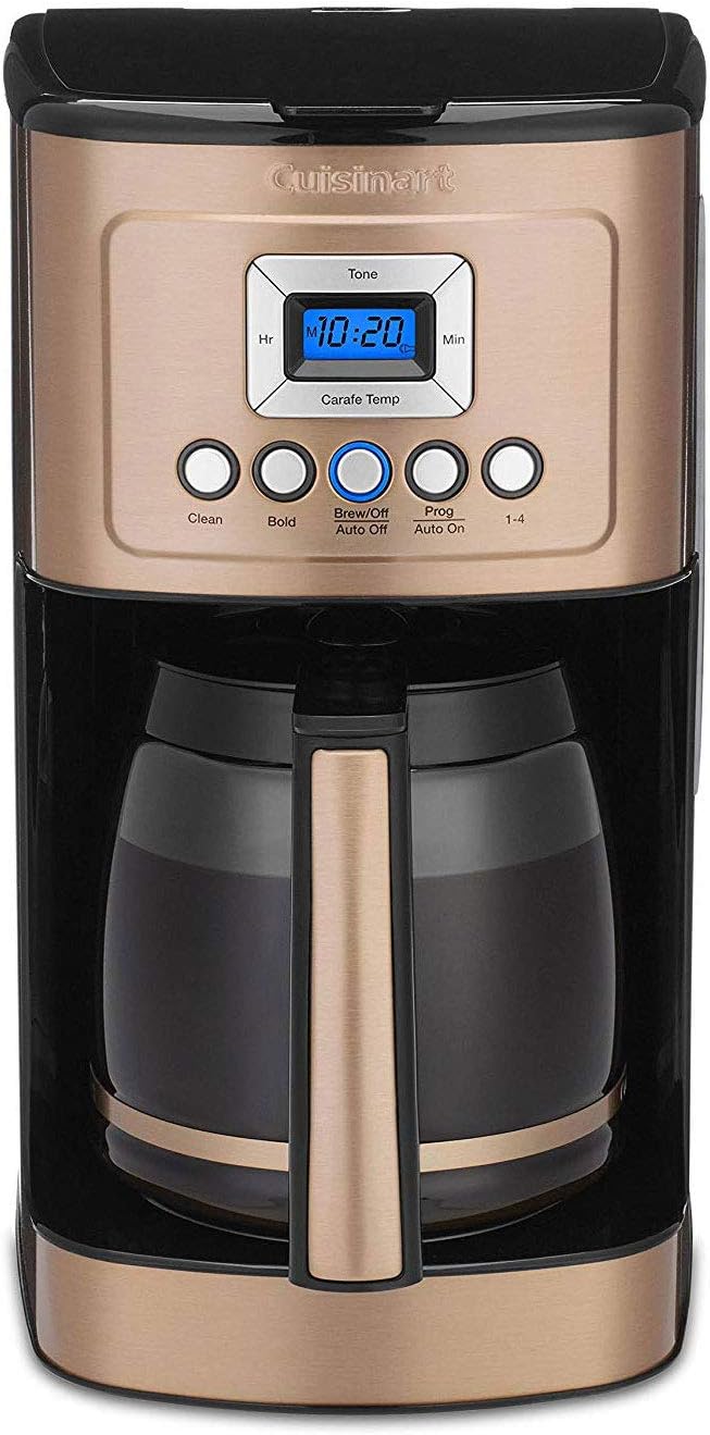 Cuisinart Coffee Maker, 14-Cup Glass Carafe, Fully Automatic for Brew Strength Control & 1-4 Cup Setting, Stainless Steel, DCC-3200P1