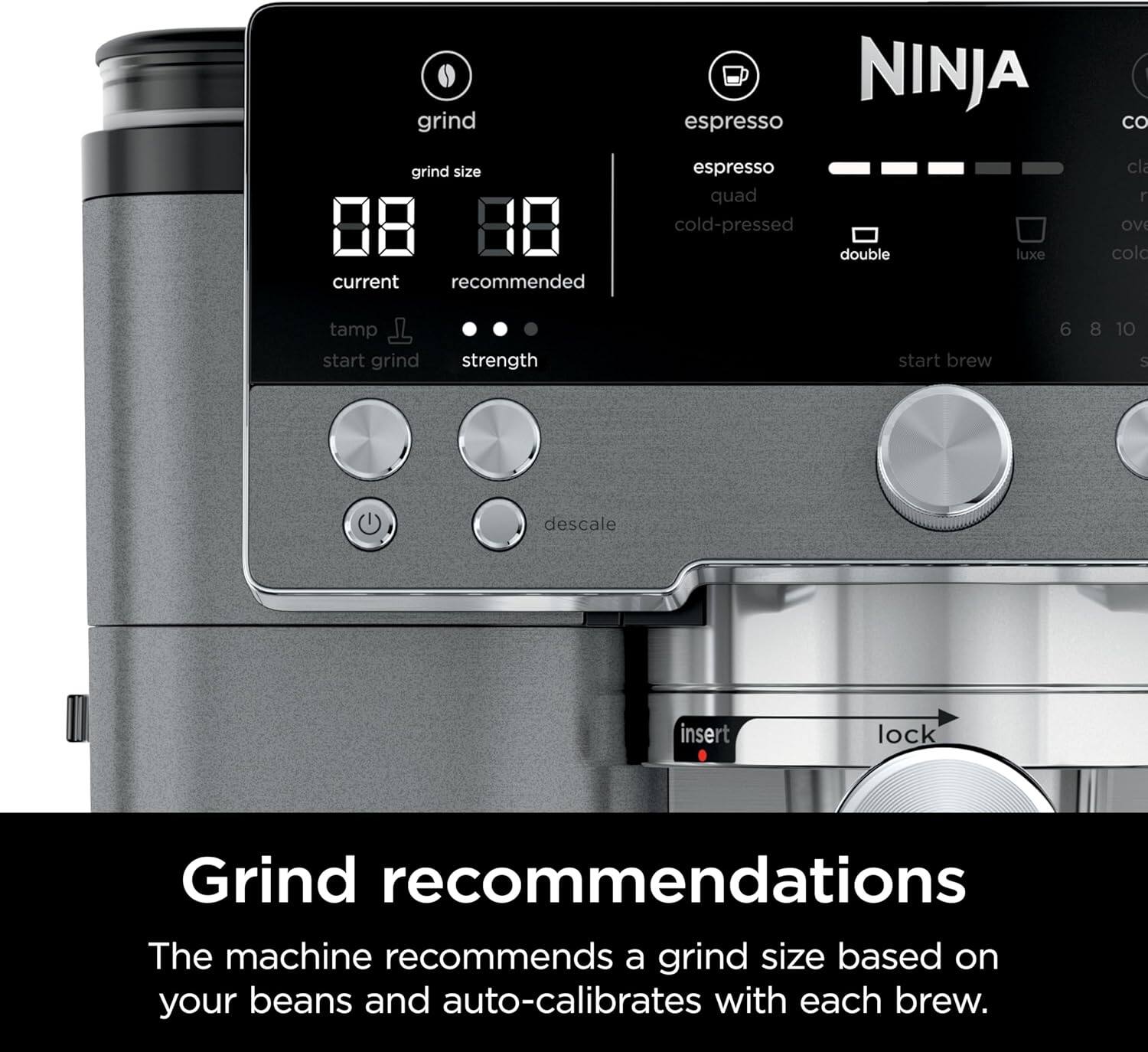 Ninja Espresso Machine Drip Coffee Maker Luxe Café Premier Series Stainless Steel