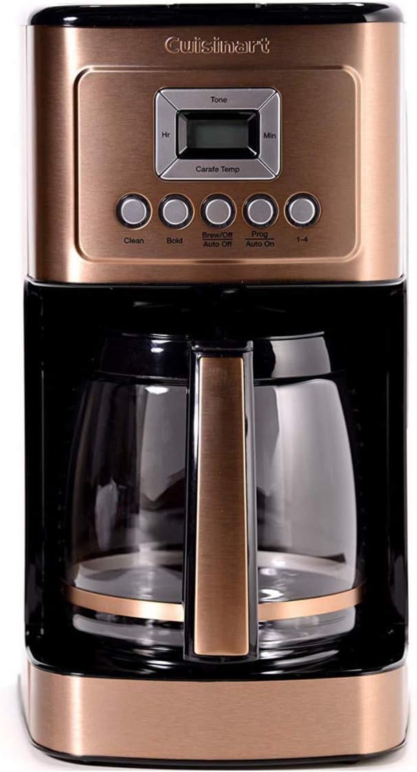 Cuisinart Coffee Maker, 14-Cup Glass Carafe, Fully Automatic for Brew Strength Control & 1-4 Cup Setting, Stainless Steel, DCC-3200P1