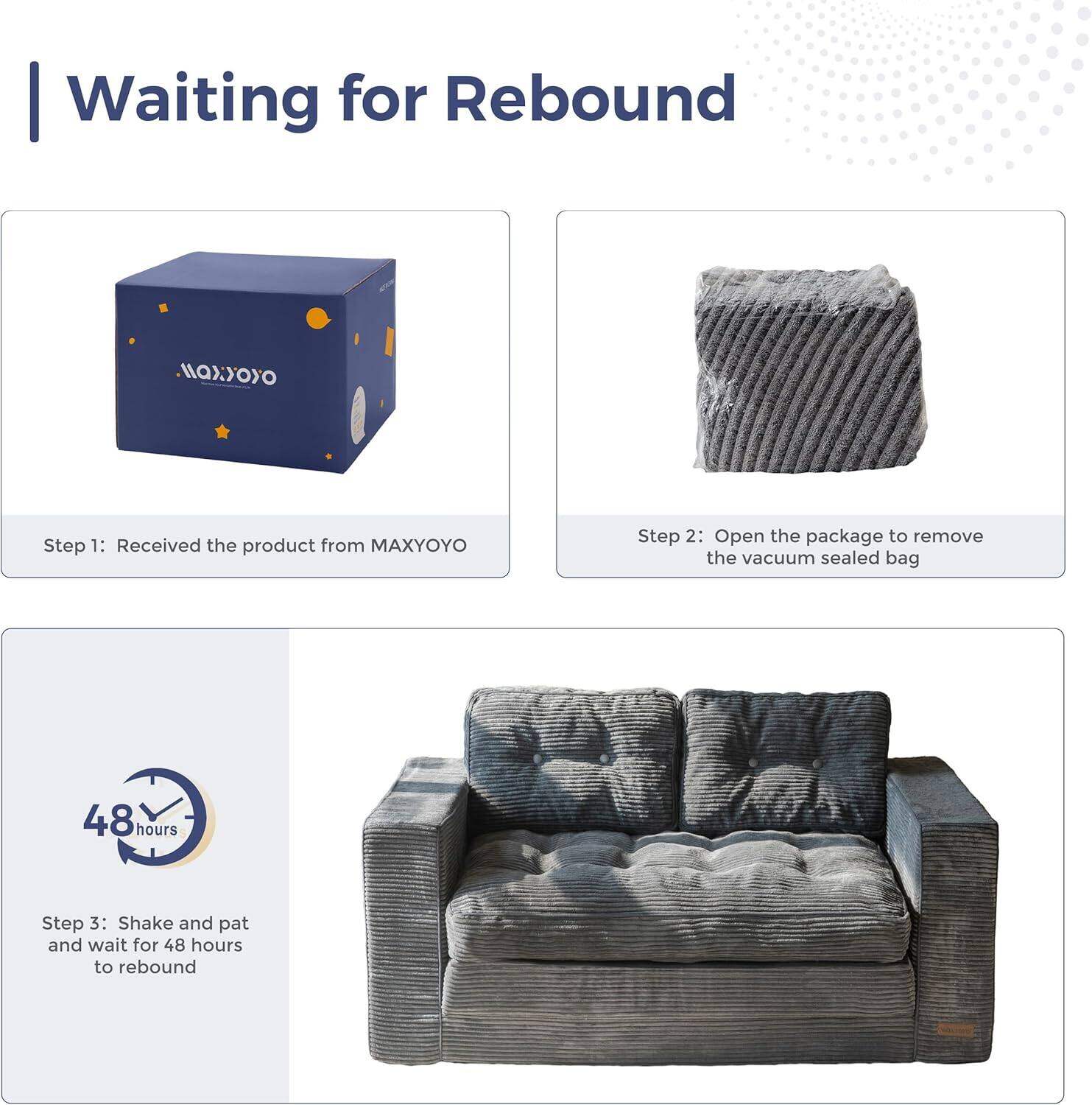 MAXYOYO Convertible Sofa Bed