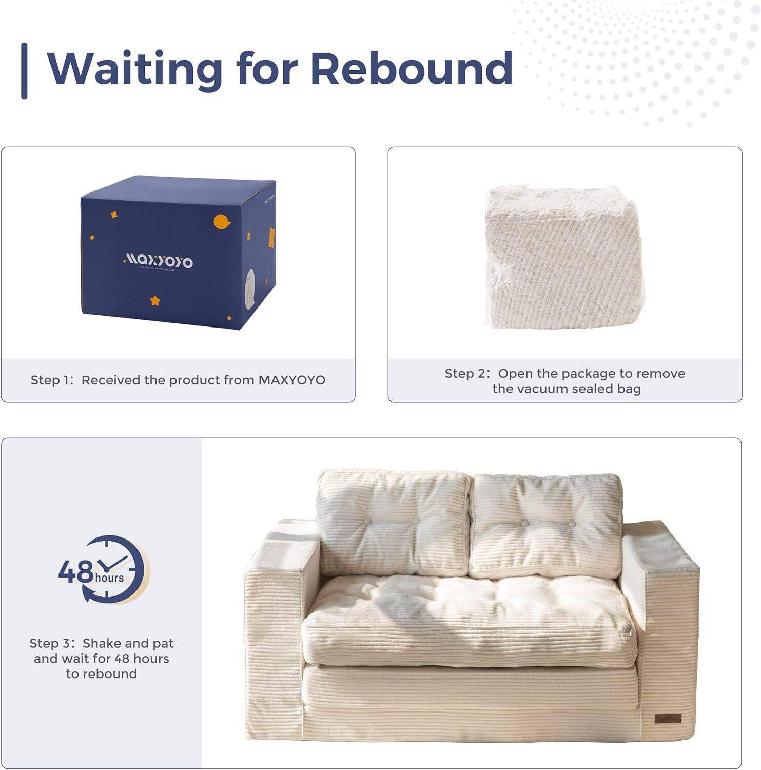 MAXYOYO Convertible Sofa Bed