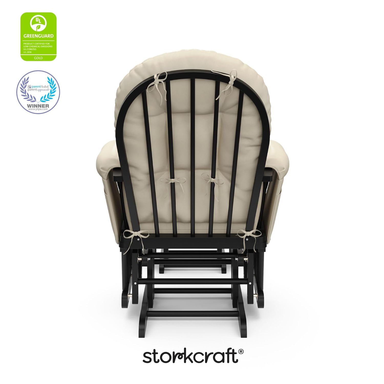 Storkcraft Premium Hoop Glider & Ottoman