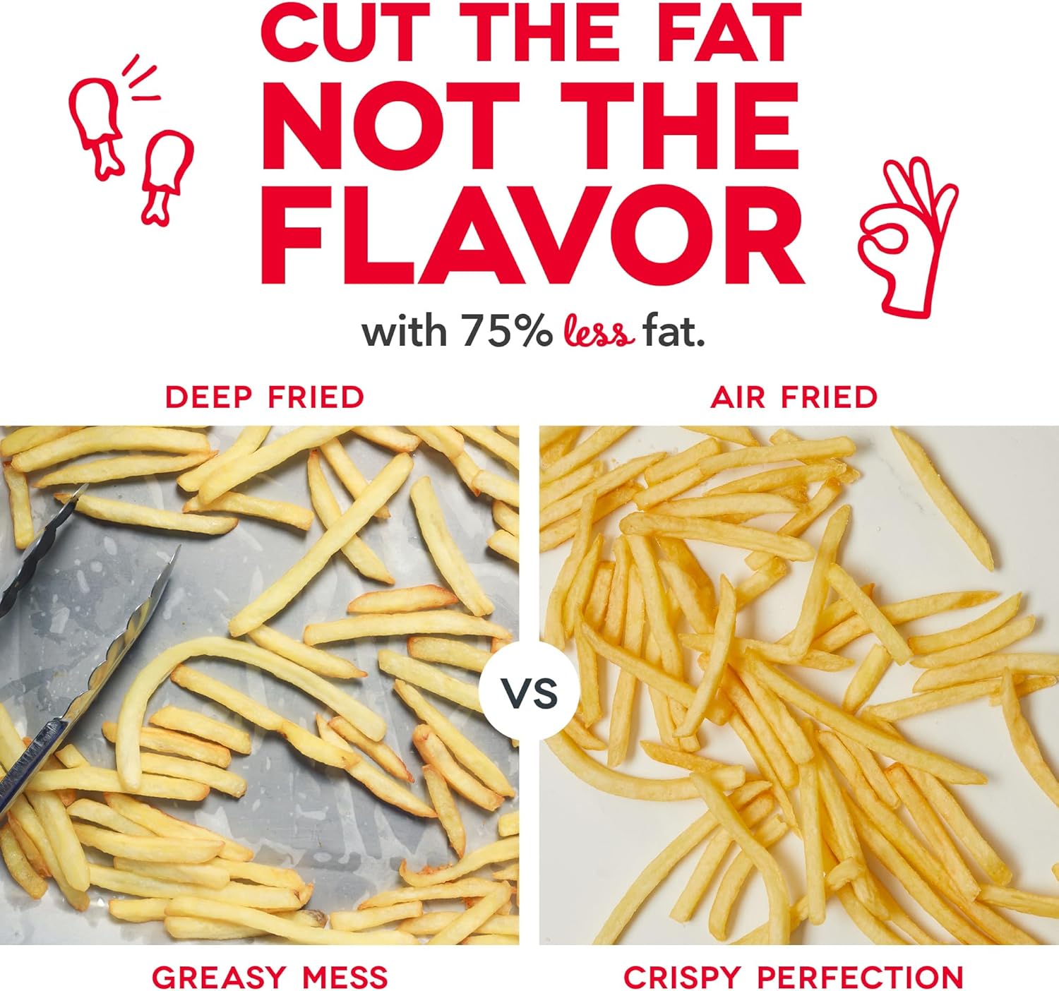 DASH Tasti-Crisp™ Electric Air Fryer Oven, 2.6 Qt., Aqua – Compact Air Fryer for Healthier Food in Minutes, Ideal for Small Spaces - Auto Shut Off, Analog, 1000-Watt