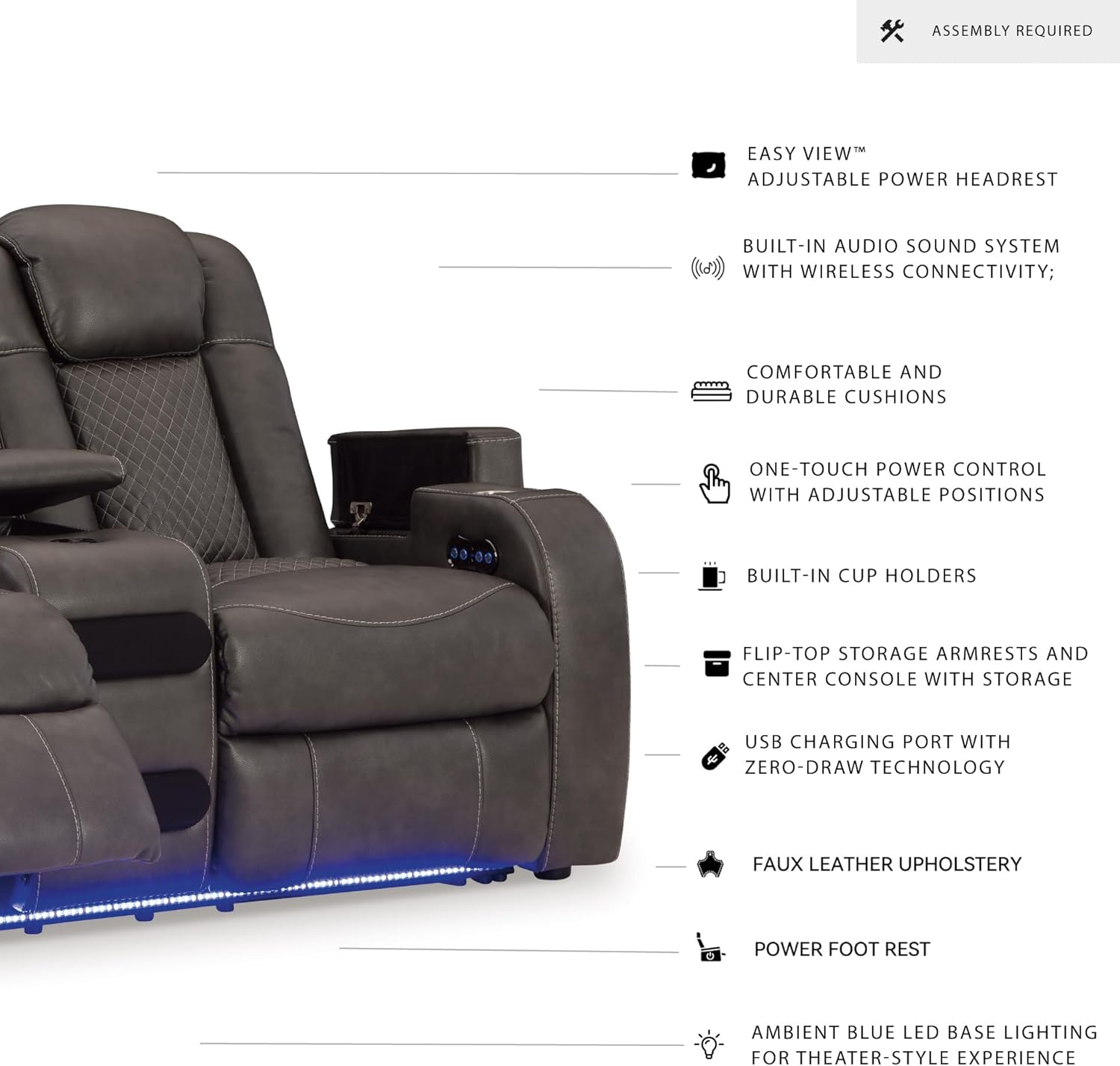 Signature Design by Ashley Next-Gen DuraPella Power Reclining Sofa