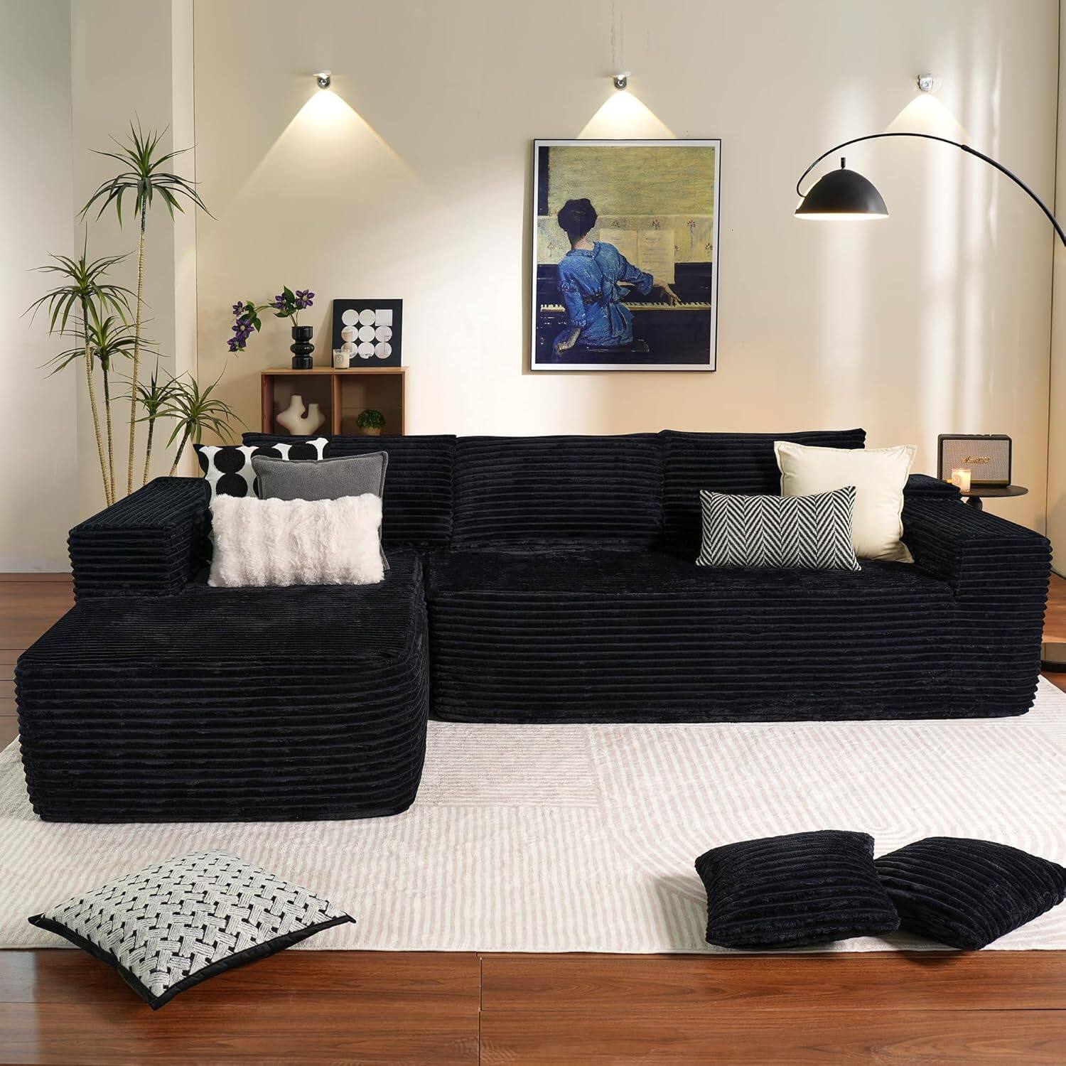 Sectional Cloud Couch for Living Room