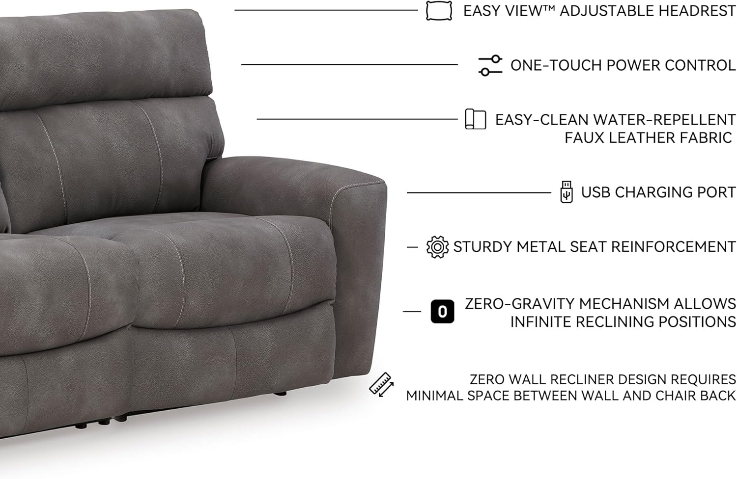 Signature Design by Ashley Next-Gen DuraPella Power Reclining Sofa
