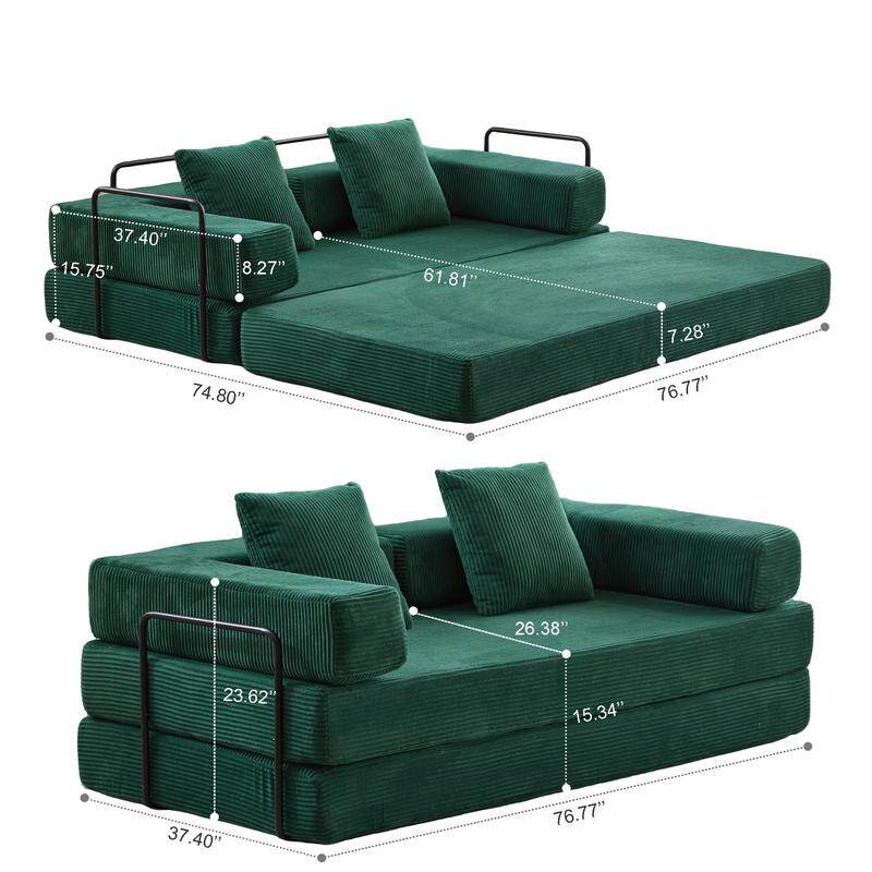 76‘’ Cloud Floor Sofa Bed 70%off