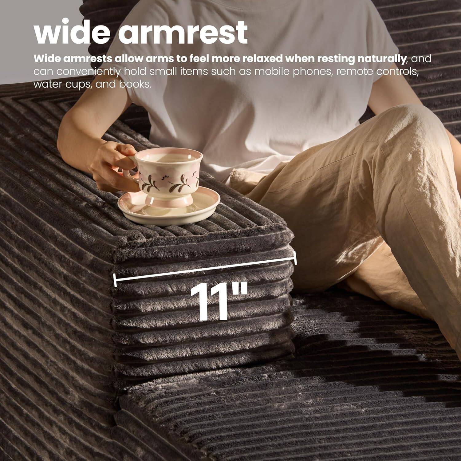 Sectional Cloud Couch for Living Room