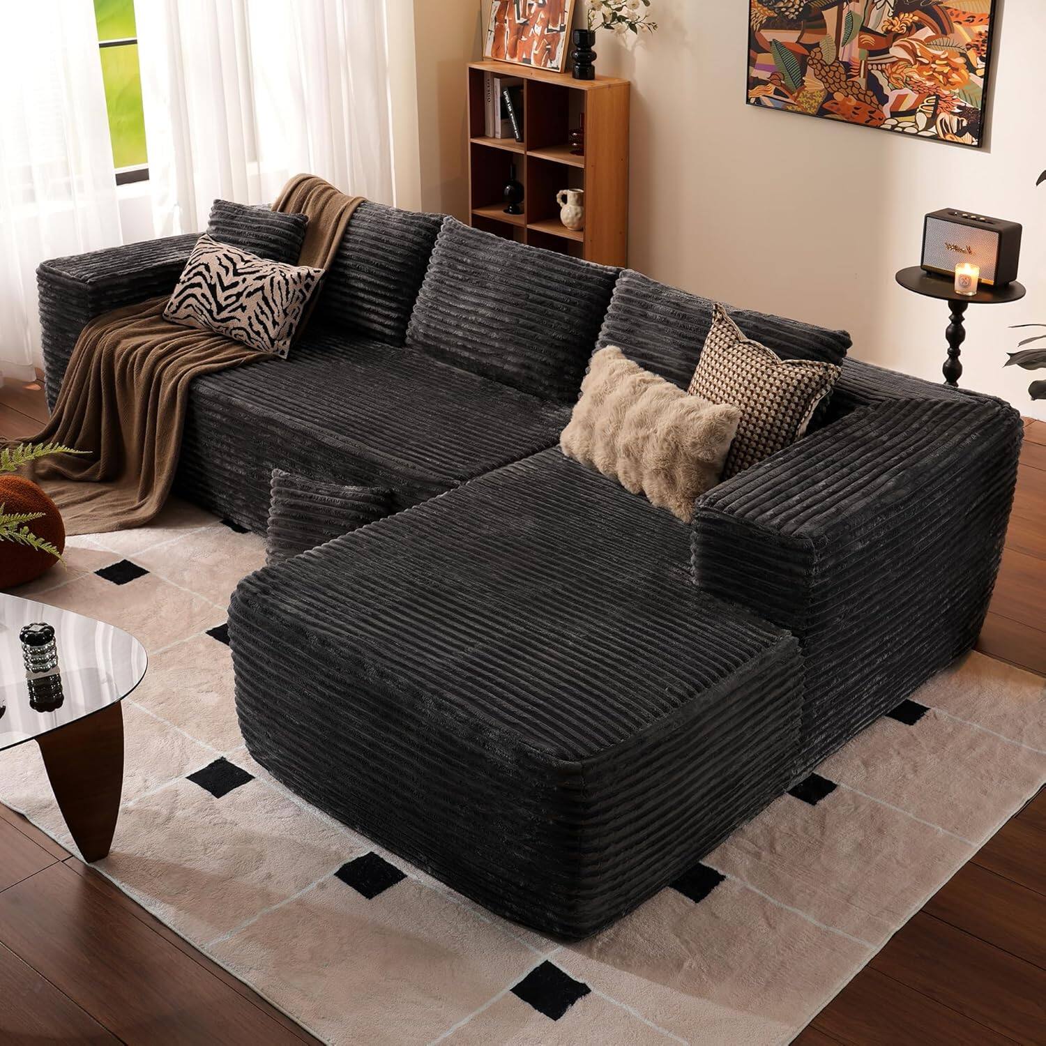 Sectional Cloud Couch for Living Room