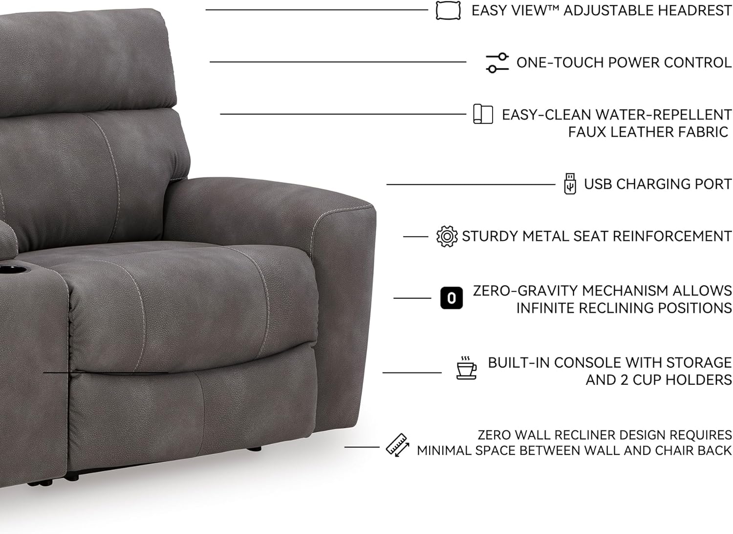 Signature Design by Ashley Next-Gen DuraPella Power Reclining Sofa