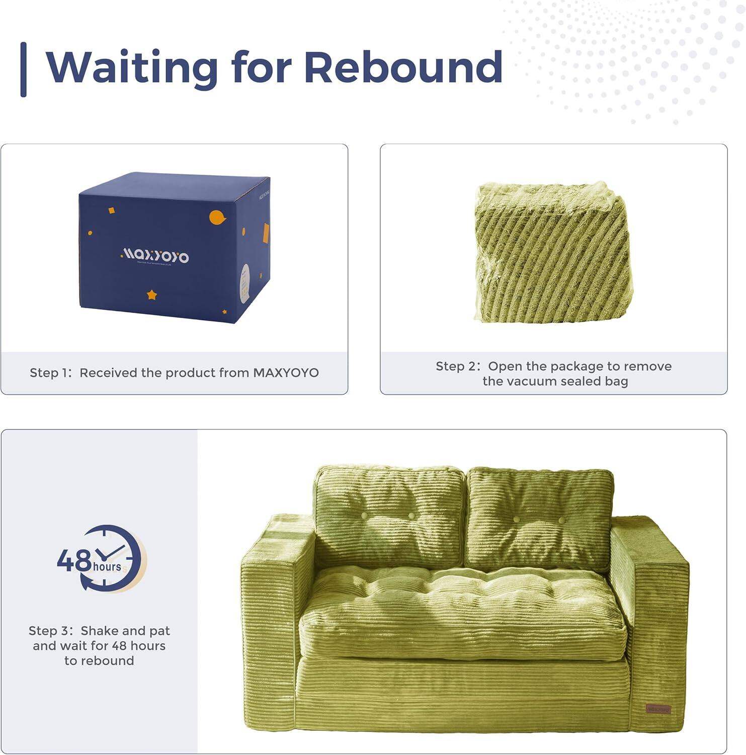 MAXYOYO Convertible Sofa Bed