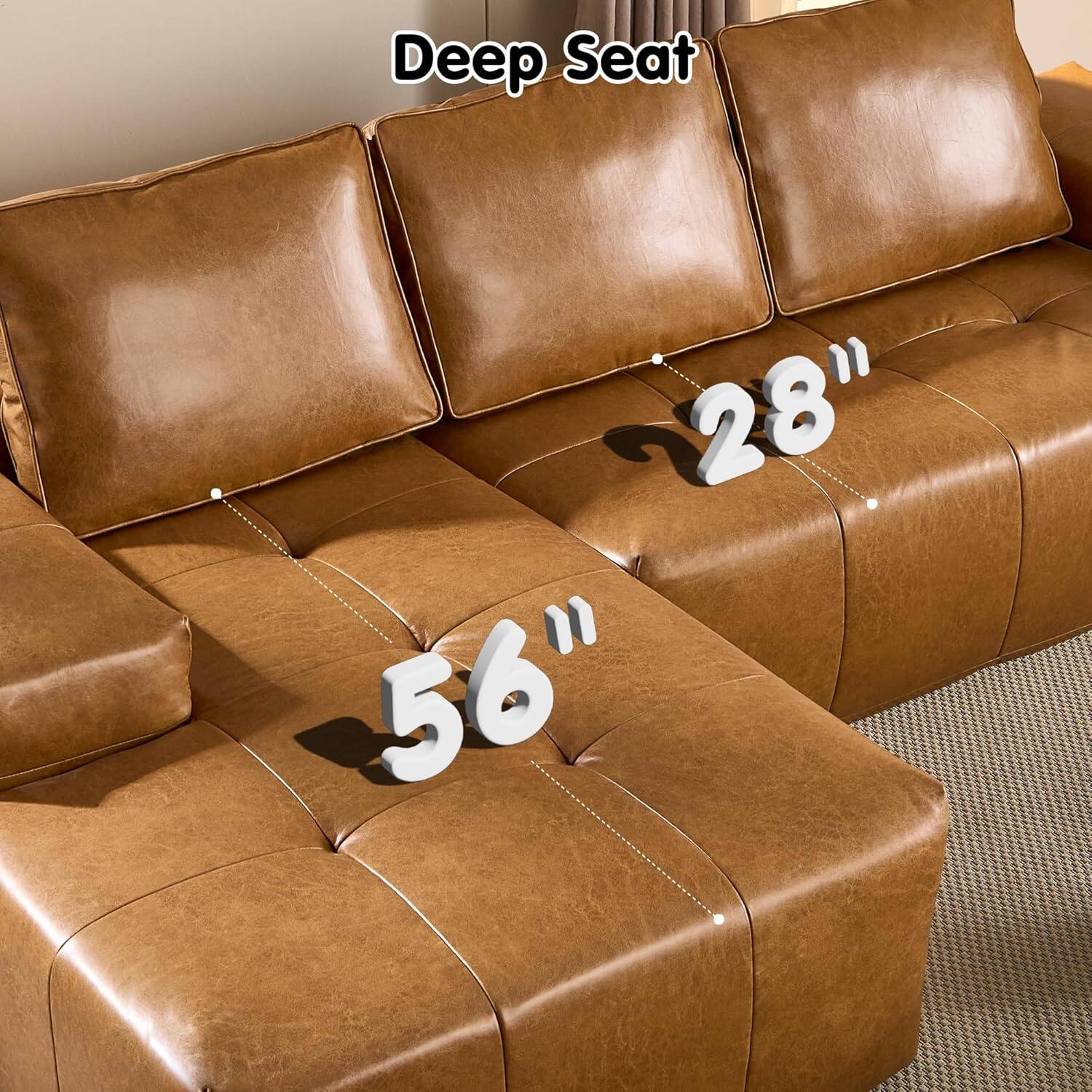 Sectional Cloud Couch for Living Room