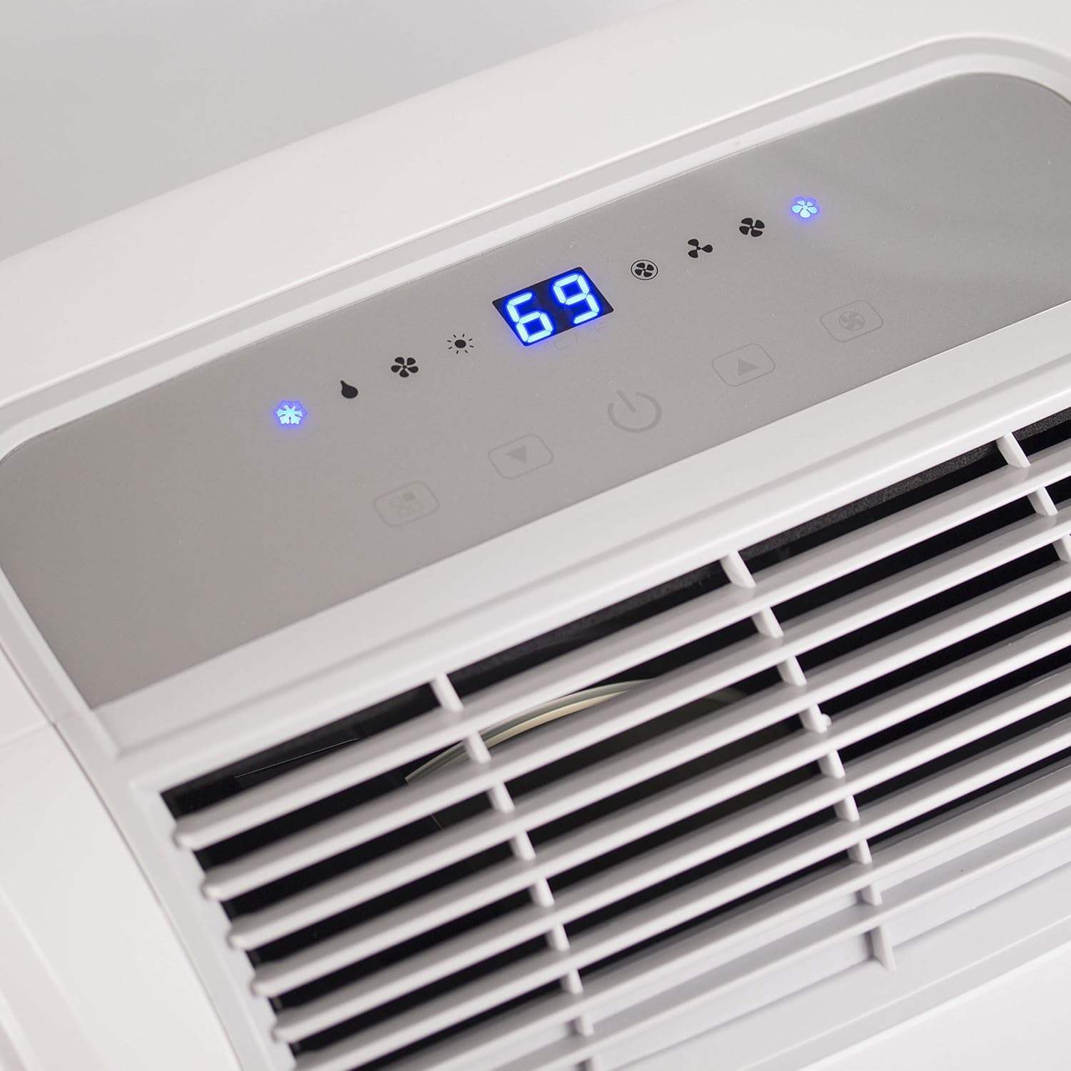 BLACK+DECKER Smart Portable Air Conditioner, 12,000 BTU for Rooms up to 550 Sq. Ft., Smart Portable AC with Follow Me Remote and Window Kit, BPACT12WT, White