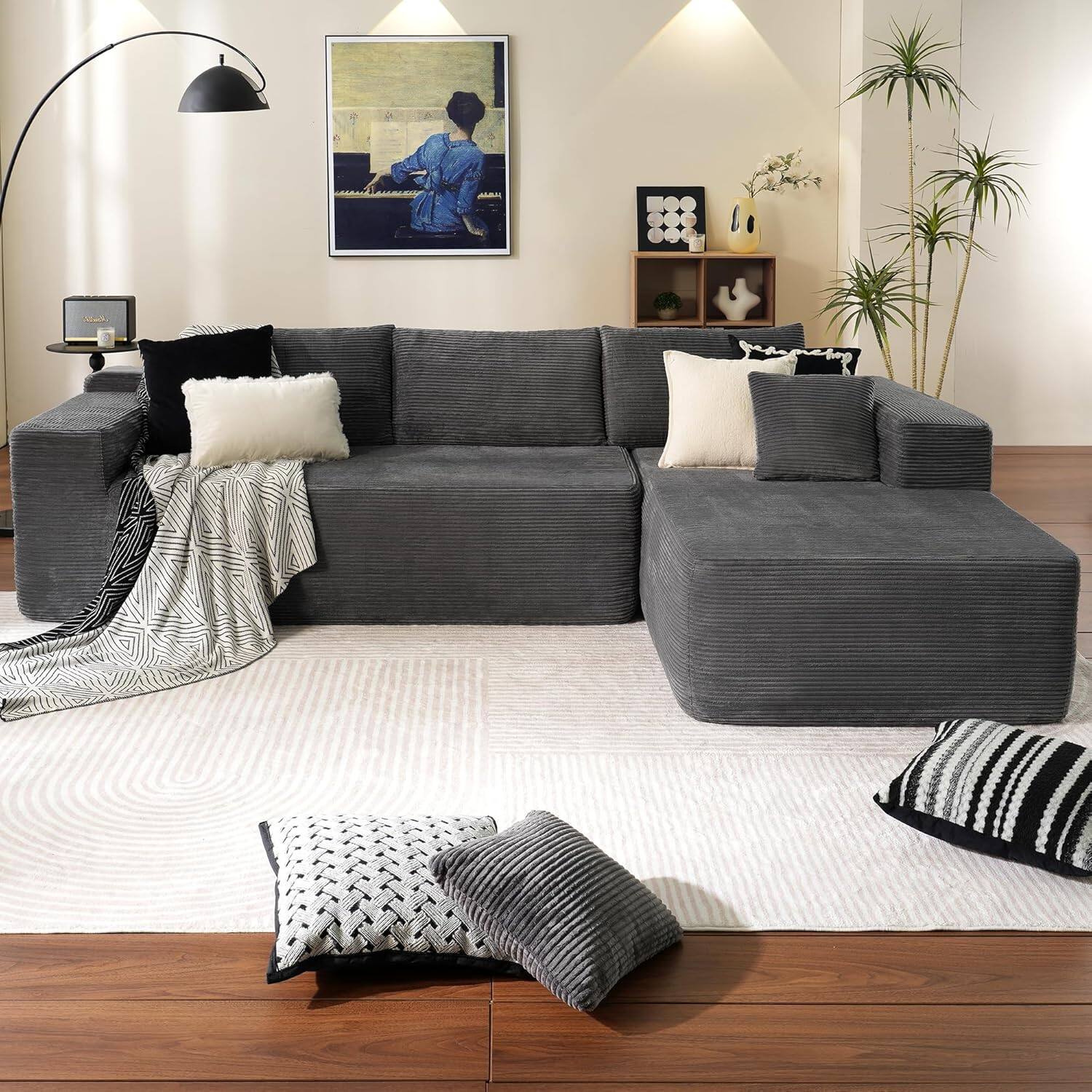 Sectional Cloud Couch for Living Room